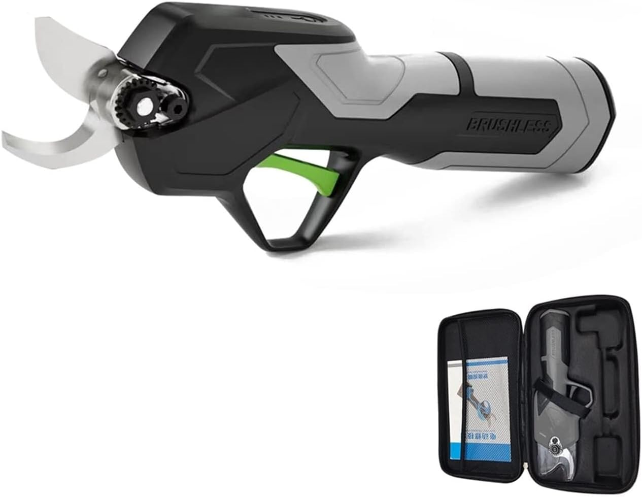 Cordless Electric Pruning Shears, 0-22mm Cutting Diameter, Efficient Tree & Bonsai Cutter with Rechargeable Battery