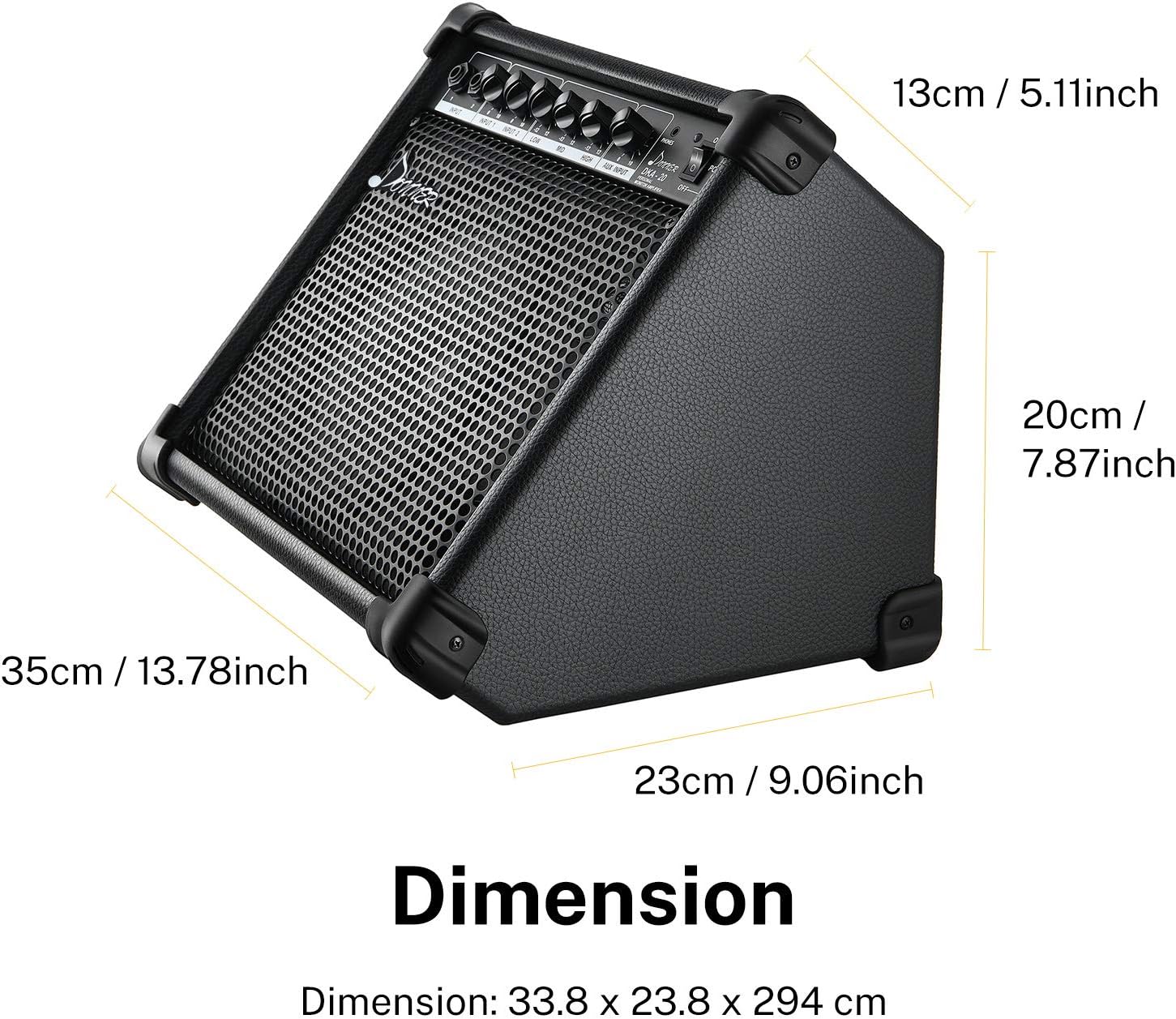 Donner DKA-20 Keyboard Amplifier+Donner Z-Style Keyboard Stand