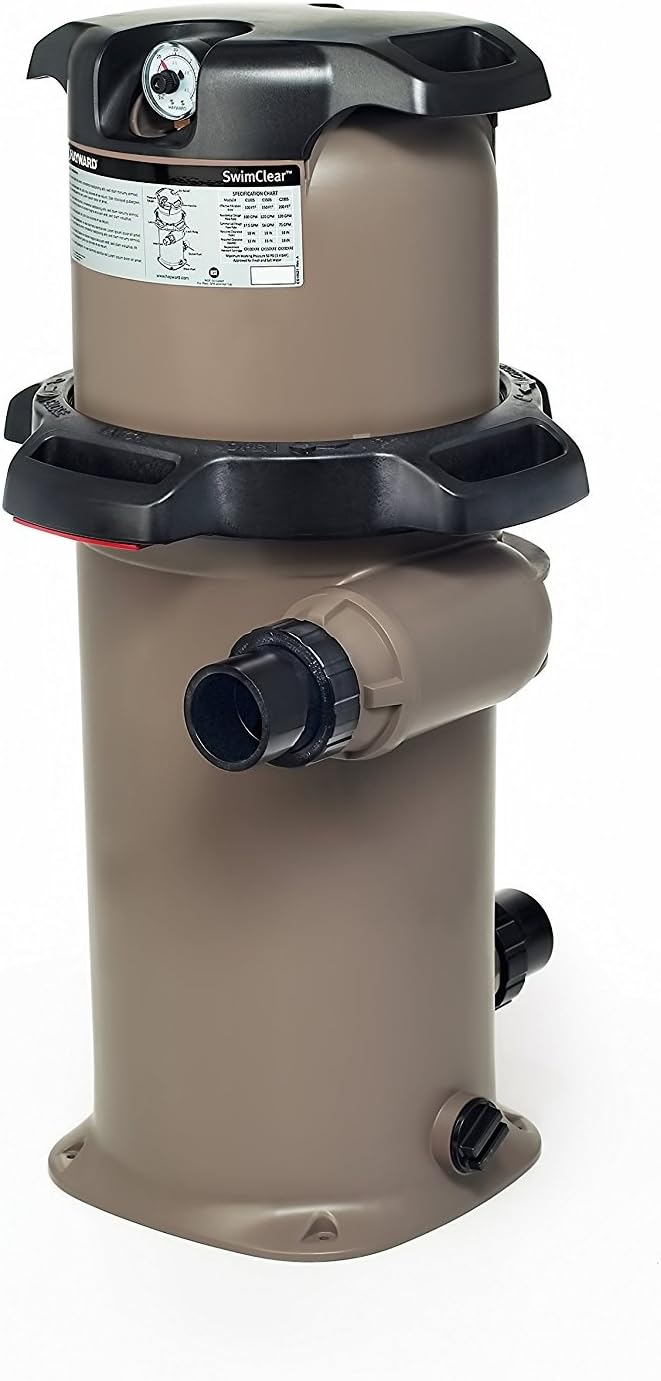 Hayward C200S SwimClear Cartridge Pool Filter, 200 Square Foot, Single Element