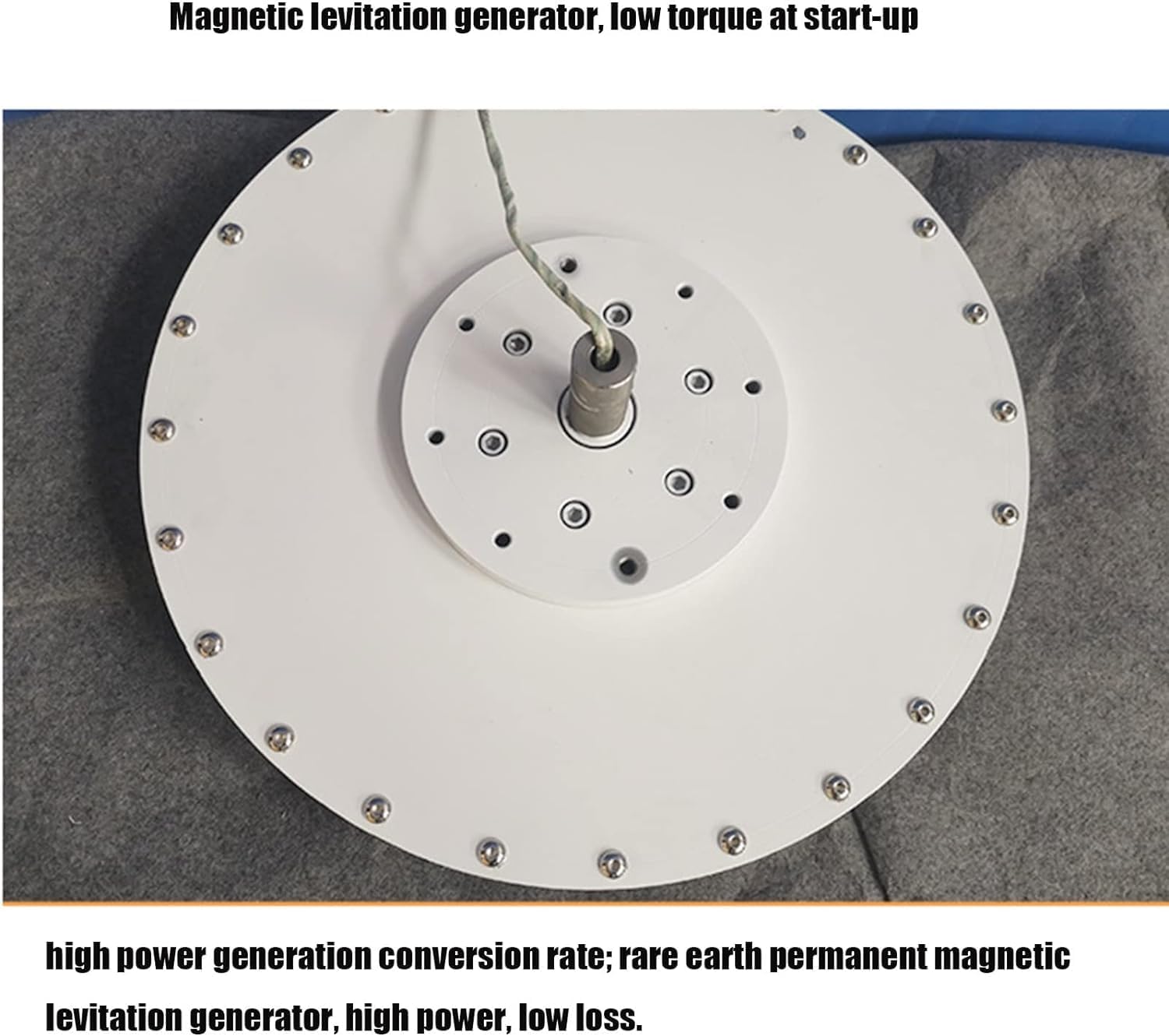 CAJUCA 9000W Wind Turbine Permanent Magnet Generator 3 Phase Vertical Household Vertical Axis Wind Turbine