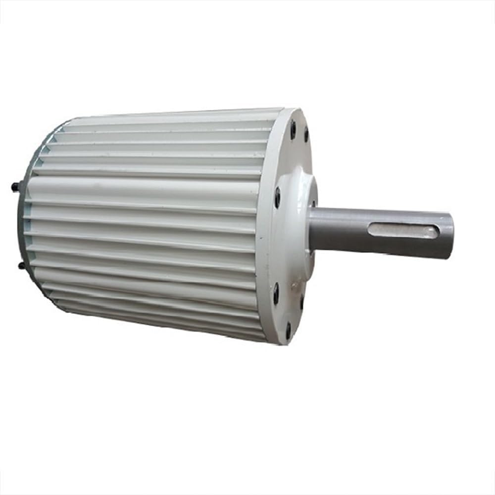 Wind Turbine, 1kw-10kw Low Speed Gearless Permanent Magnet Generator 24V 48V AC Alternators Use for Wind Water(with Base,24V_1500W 500RPM)