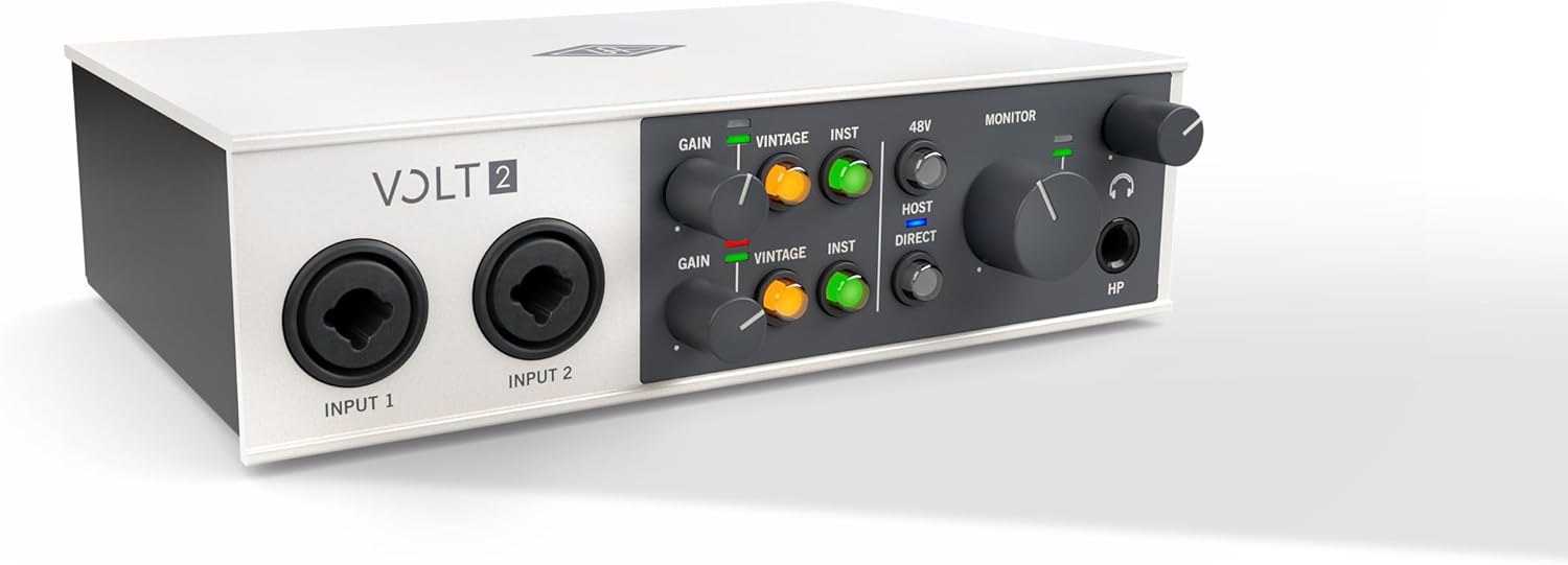 Universal Audio Volt 2 USB Recording Studio Audio Interface