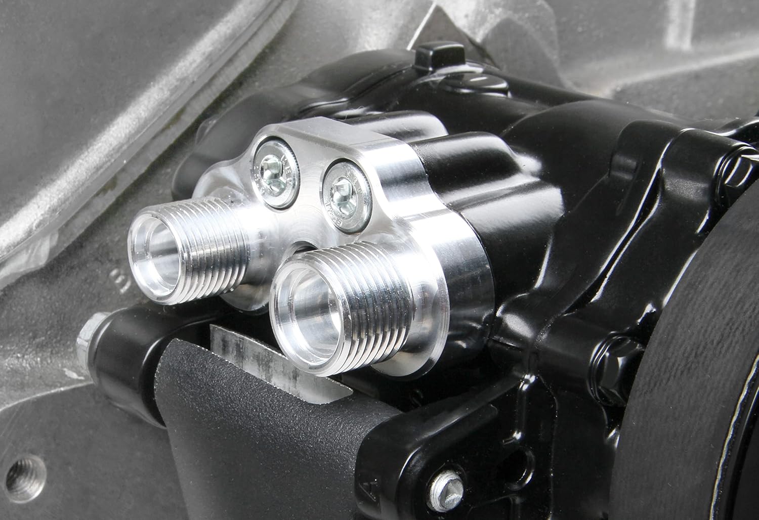 Holley 20-242BK Big Block Chevy Mid-Mount Complete Accessory System - Black Finish