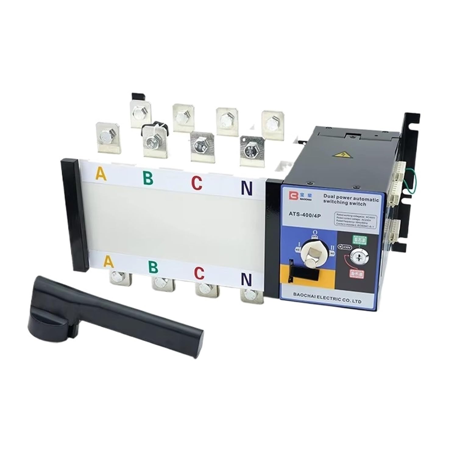 ATS 400A 630A Automatic Transfer Switch Dual Power Change Over Generator Switch(630A)