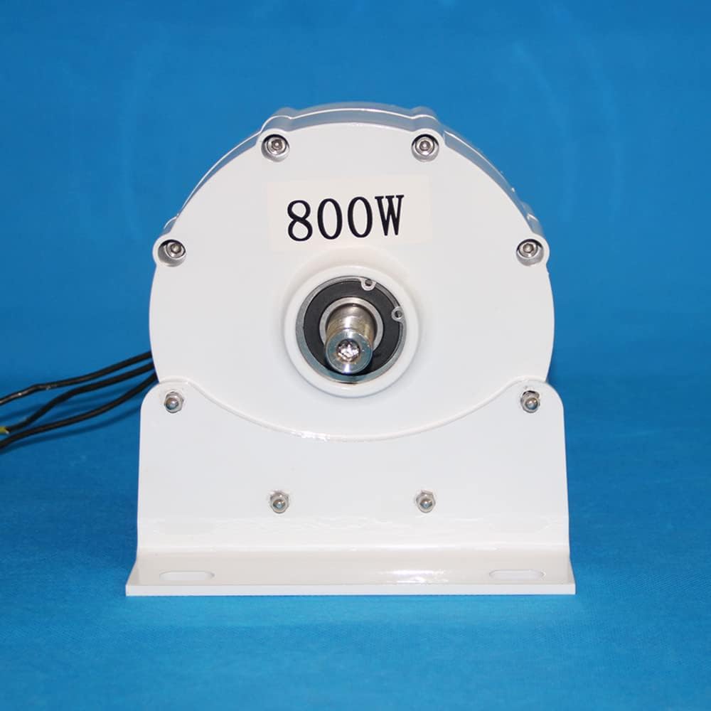 Wind Turbine, Low Speed 600W 12V 24V 48V 3 Phase Gearless Permanent Magnet Generator AC Alternators Use for Wind Water Turbine(with Base,48V_1000W)