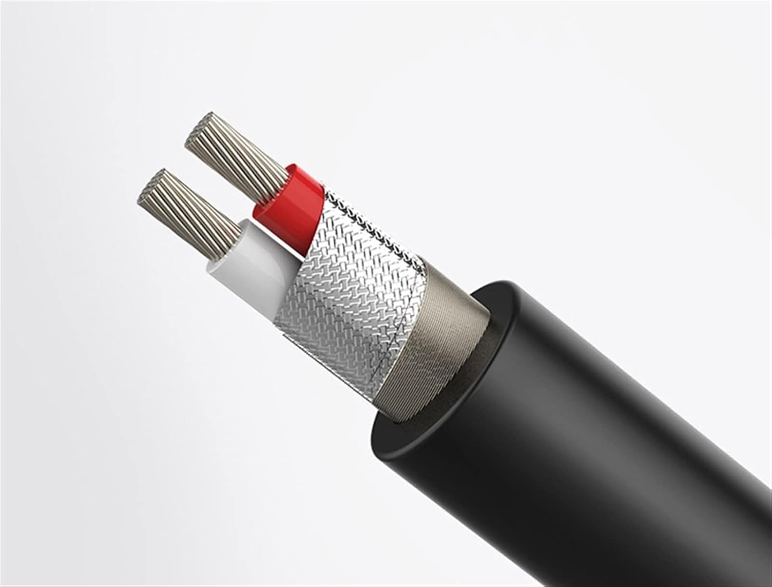Guitar Cable 3.5mm Male to 6.5 Male Cable Mobile Computer Guitar Amplifier Cable (Color : 20m)