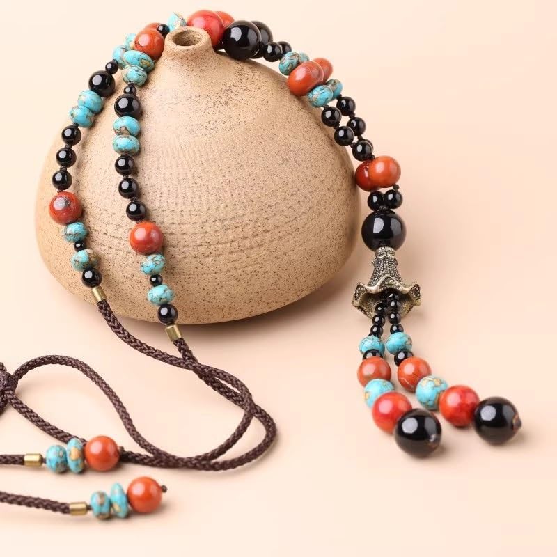 Necklace Long Vintage Ethnic Jewelry Pendant Accessories Sweater Chain