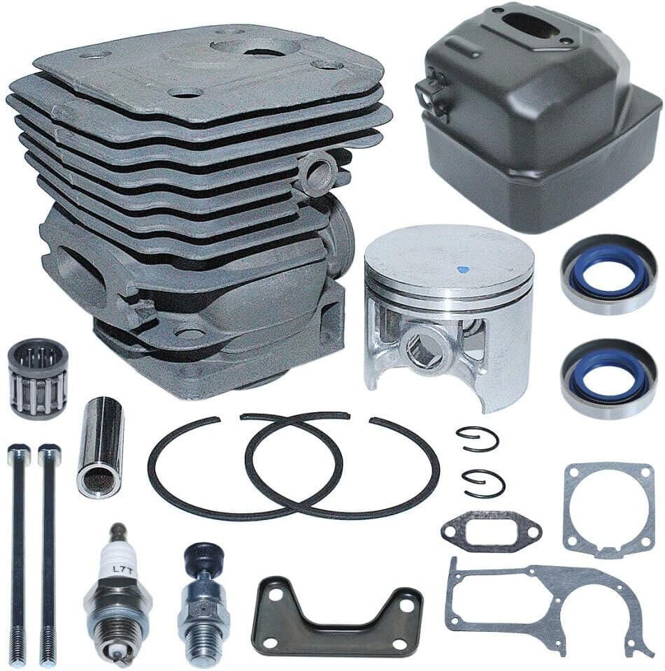 Replacement Spare Part for Chainsaw 58mm Cylinder Piston Ring Kit for Husquarna 395 395XP Chainsaw Oil Seal Gasket