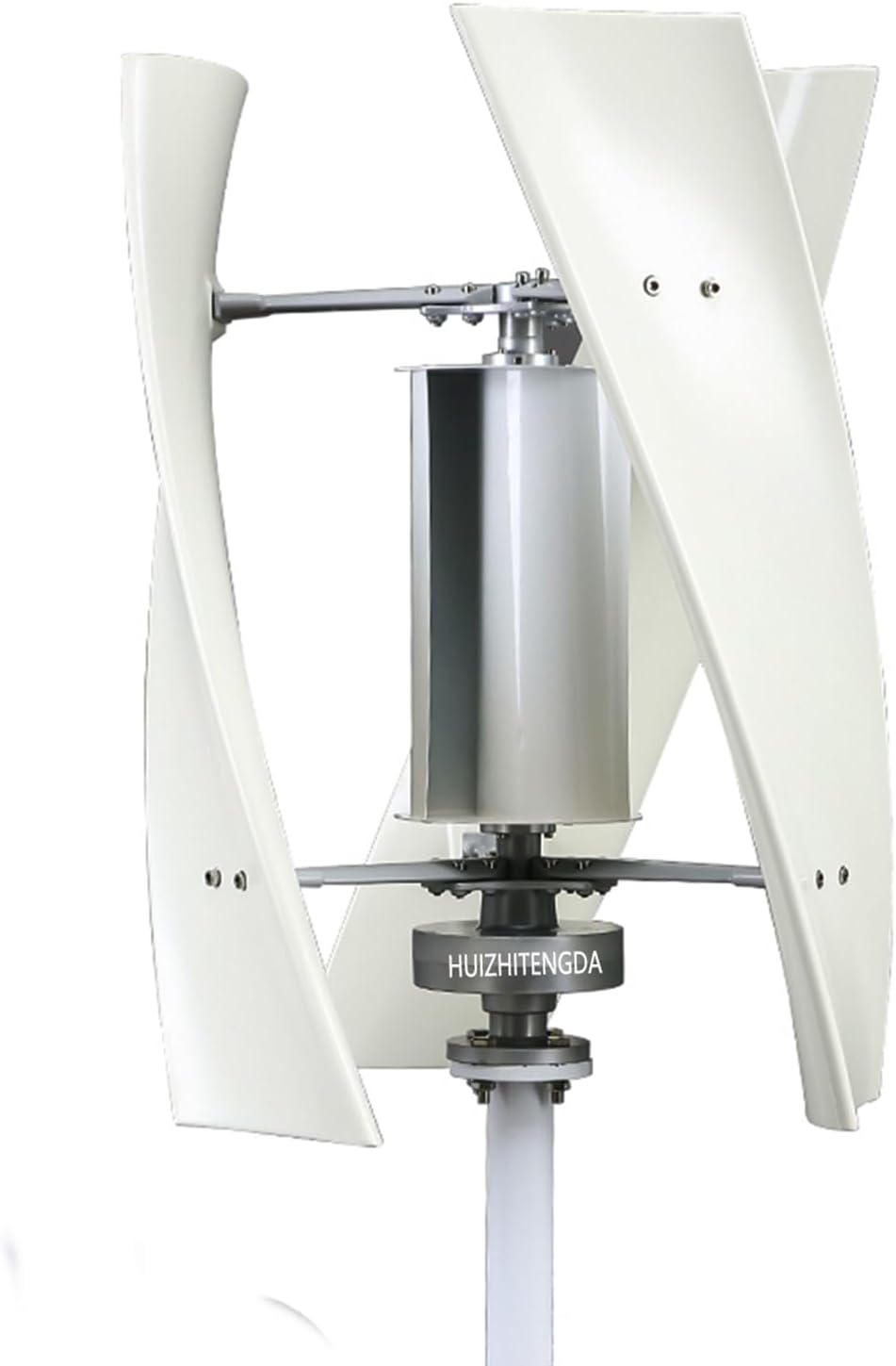 16000W Noiseless Home Garden Vertical Wind Turbine Generator Kit, 12V 24V 48V 220V Small Maglev Three Phase AC Vertical Wind Turbine (with MPPT Controller)