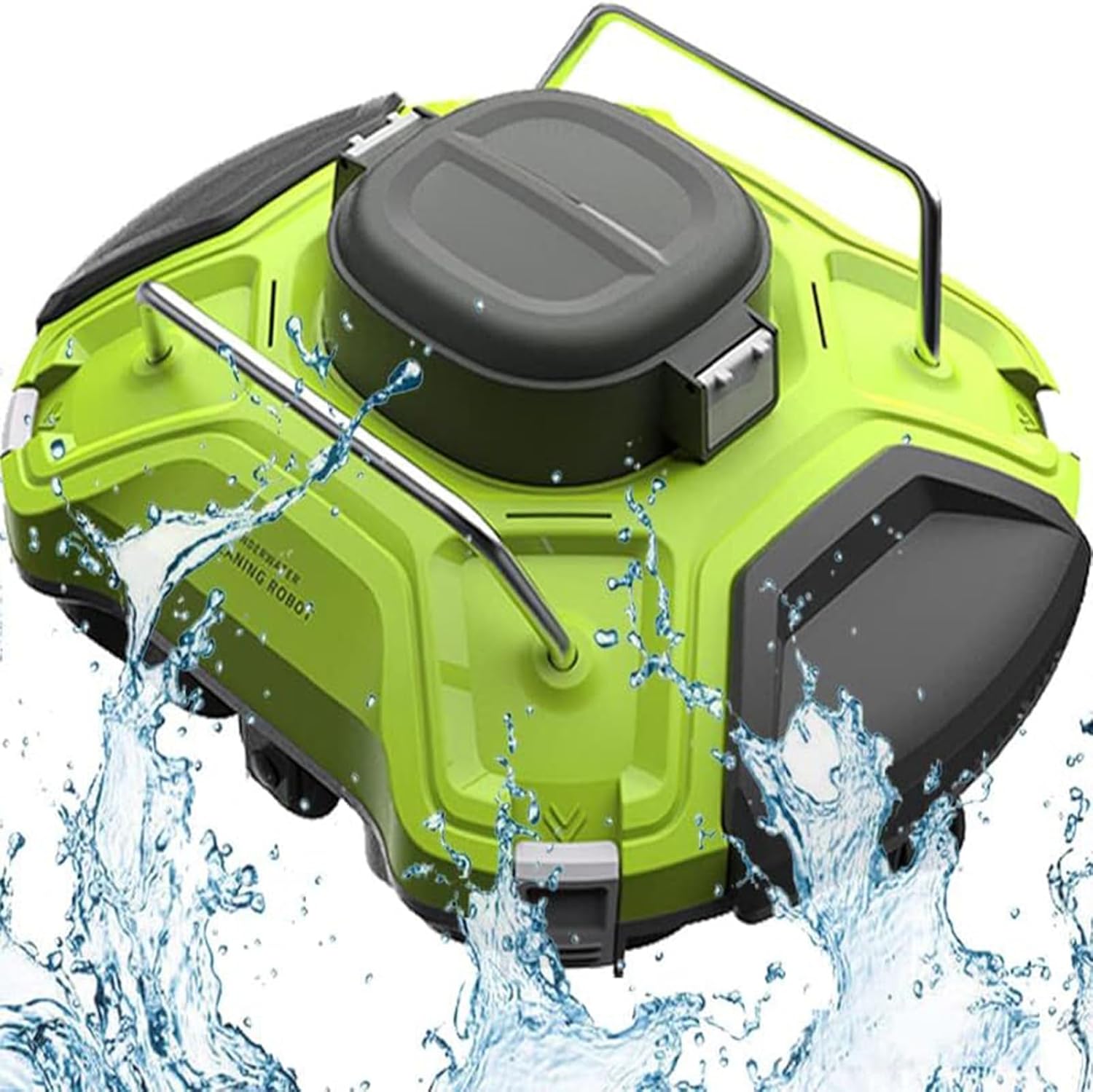 Robotic Pool Cleaner with Smart Navigation,Automatic Wall Climbing Vacuum for Effortless Underwater Cleaning