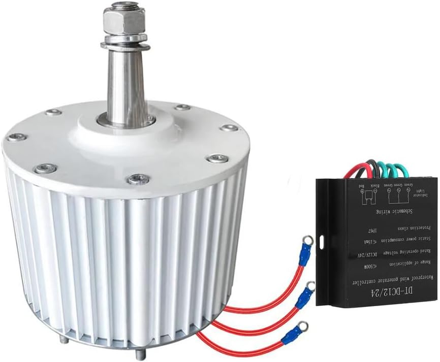 12V,10000W 600R/M Gearless Permanent Magnet Generator, 220V Low Speed AC Alternatorvertical Wind Turbine Generator with Base Use