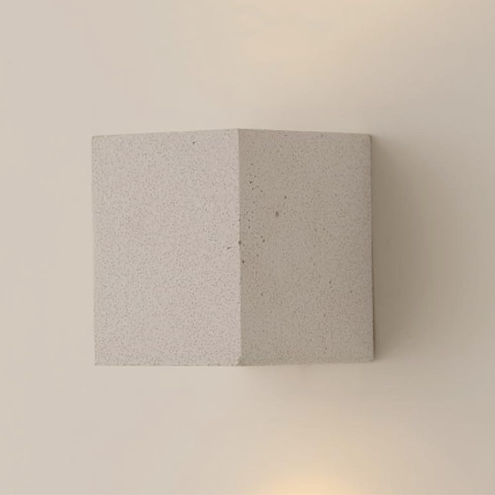 Modern Sandstone Wall Sconces Black Square Wall Sconce Lamps Bedroom Reading Lighting Fixture Nordic Vanity Sconce Lighting Over Mirror Hallway Overhead Wall Mount Lights