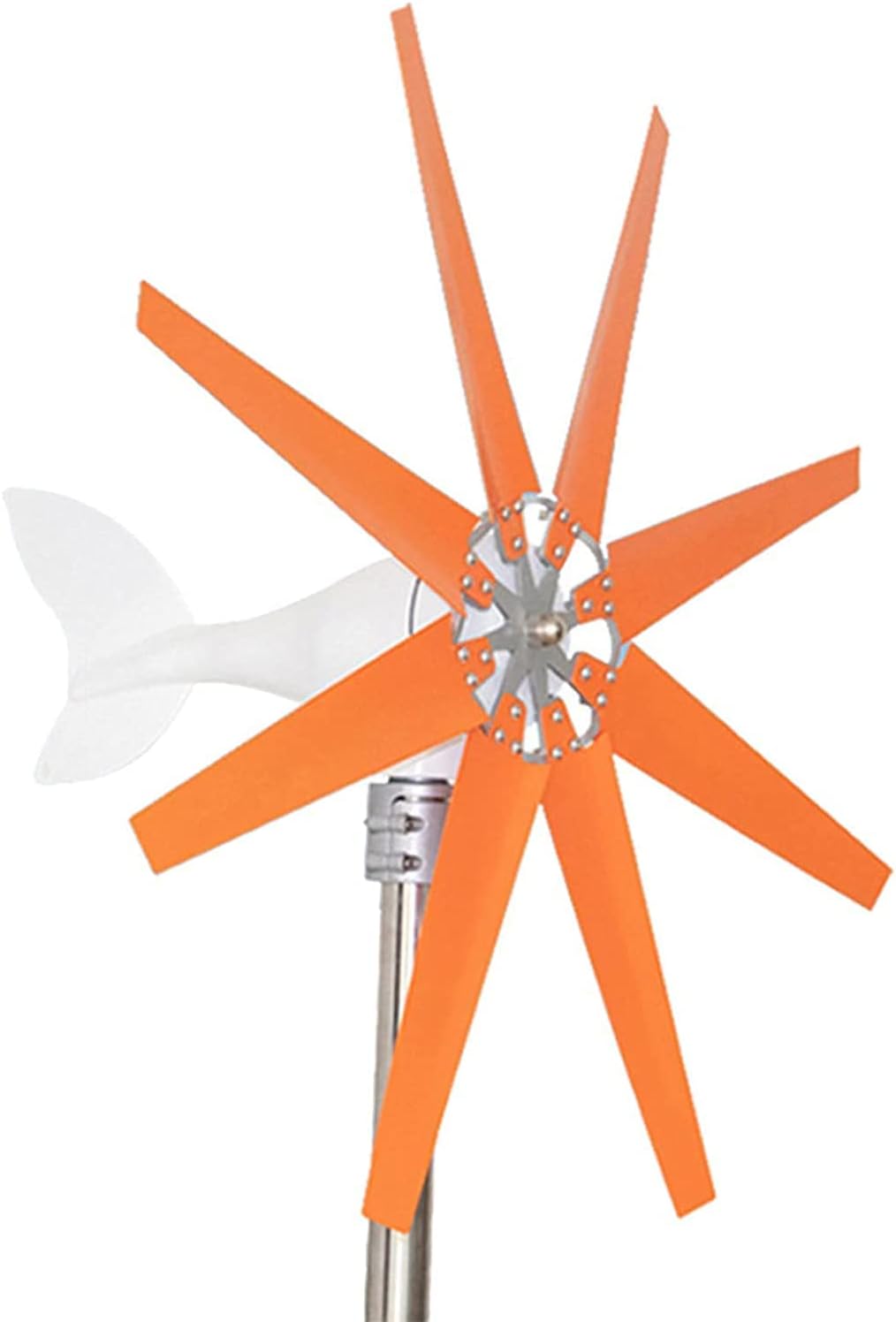 Wind Turbine Generator, Wind Turbine Motor Generation for Home Use, Wind Turbine Generator, 8-Blade Wind Generator for Home/Camping