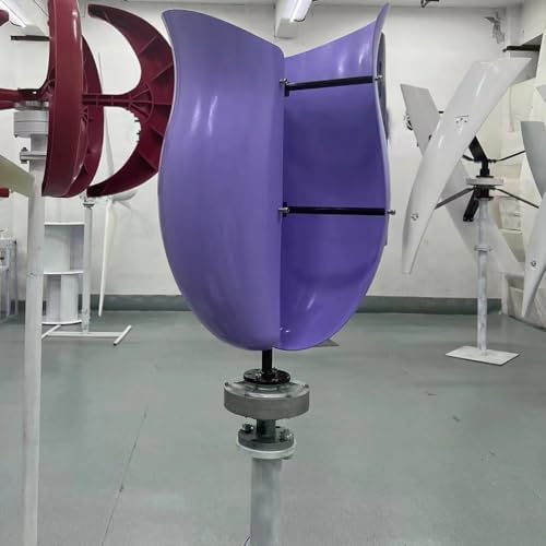 1500W/3000W Vertical Axis Wind Turbine Generator Kit - 12V/24V/48V Maglev Generator with Controller & Unloader, Low Noise, High Efficiency for Gardens & Rooftops