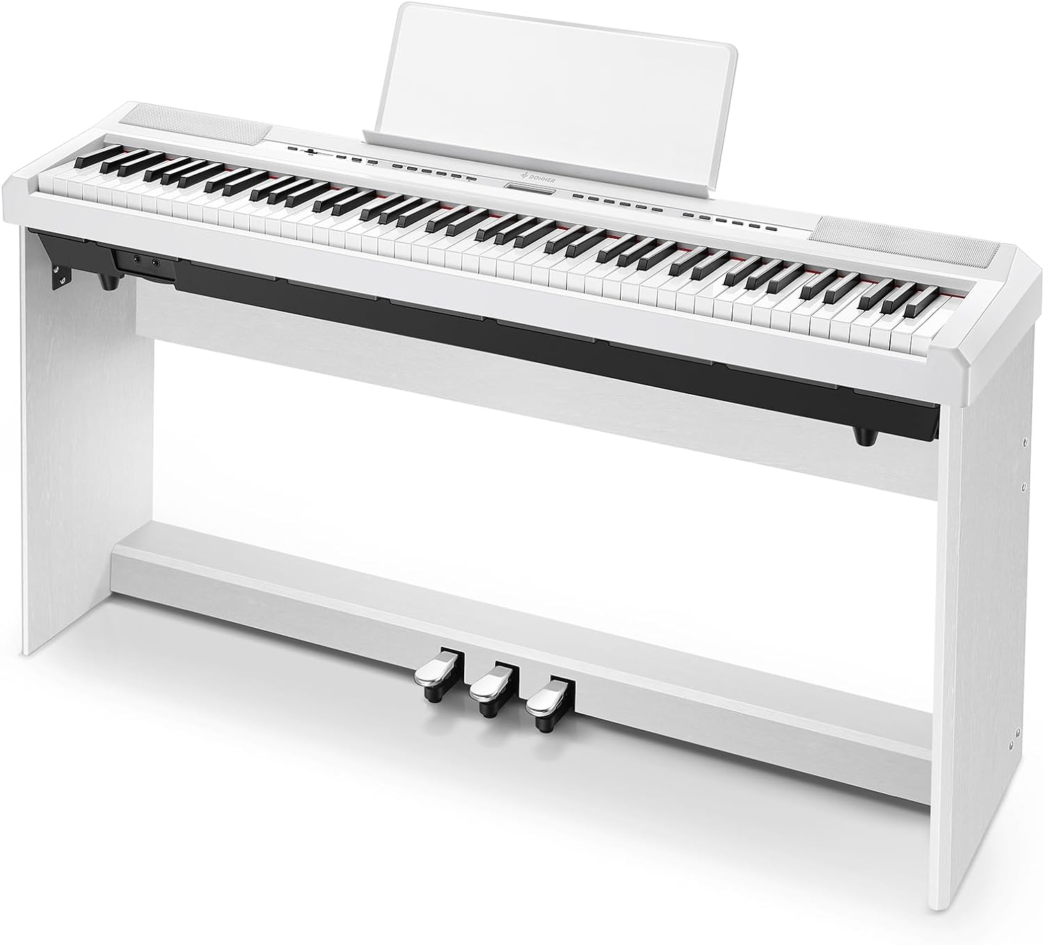 Donner DEP-20 Beginner Digital Piano+Donner Duet Piano Bench with Storage