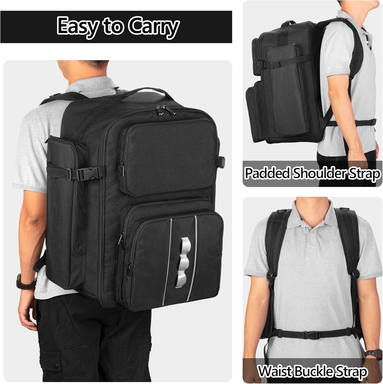 RC Backpack for 1/10 Car, RC Storage Bag with Multi Pockets for Tools and Other Accessories, Easy Carrying with Adjustable Shoulder Strap (Patent Design)