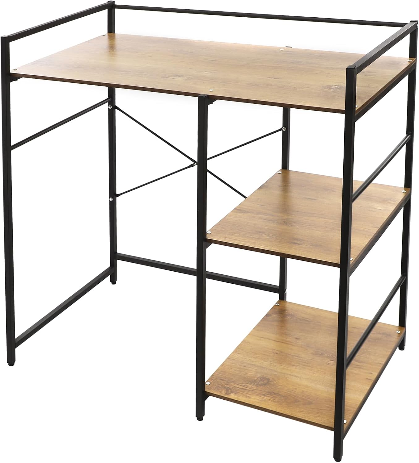 3-Tier Washing Machine Storage Shelf, Heavy-Duty Laundry Room Storage Organizer with 3 Shelves and Footpads, Bathroom Washer Dryer Storage Shelf for Placing Drum Washing Machines, Dryers