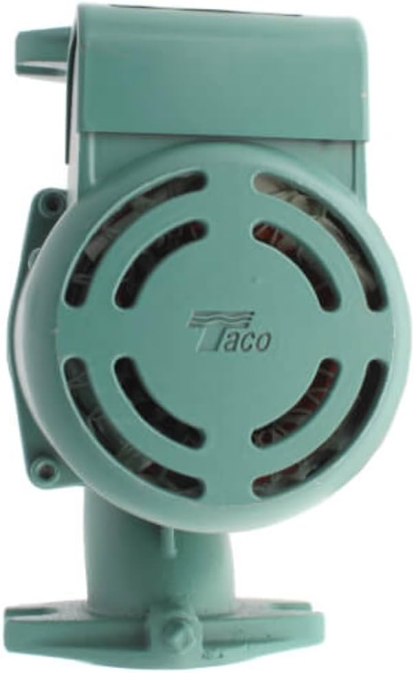 Taco 1/6 HP Cast Iron In Line, Mechanical Seal, Ball Bearing Hot Water Circulator Pump - 2400-30-3P