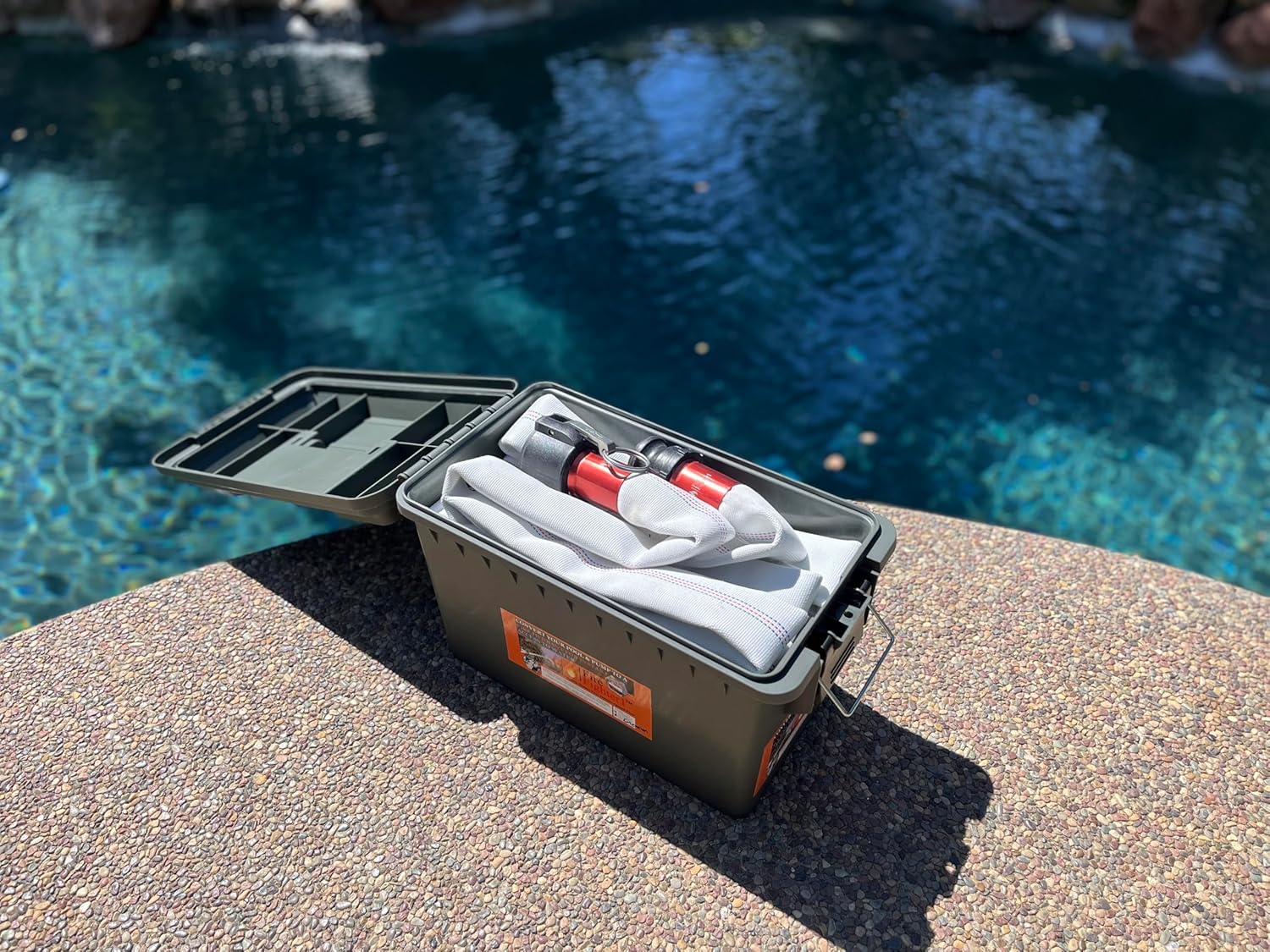 50' FireFighter1 Hose Extension - Requires Primary FireFighter1 hose to conntect onto - Extend up to 600' (Feet)! Providing Instant Access to Pool Water During a Fire Emergency