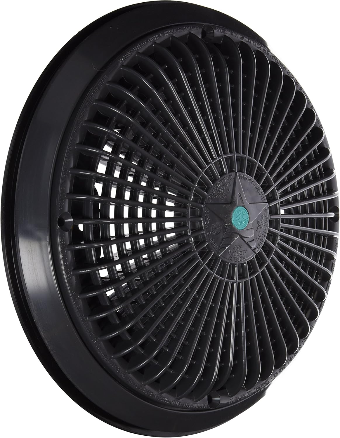 Aquastar Pool Products A10RCFR105 with 8-Inch Dark Grey Retrofit Mud/Frame,Black