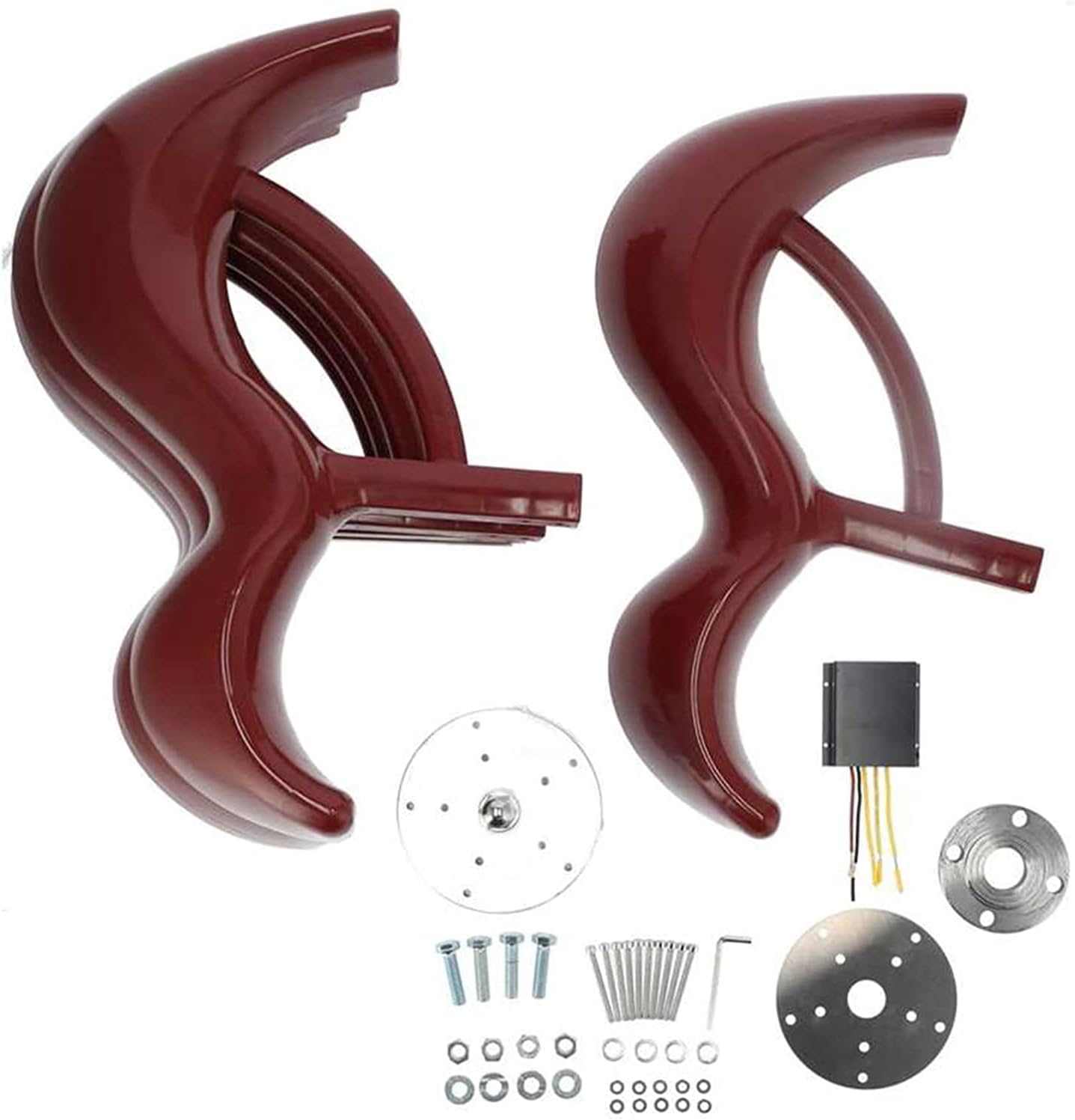 8000W 12V 24V 48V Vertical Wind Five Blades with Controller Wind Power Generator Kit Home Camping