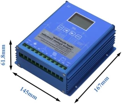12000W Solar & Wind Hybrid System, Double MPPT Charge Controller for 12V/24V/48V, Auto Regulator for Home Use, Efficient Wind Turbine Generator, Renewable Energy Solution