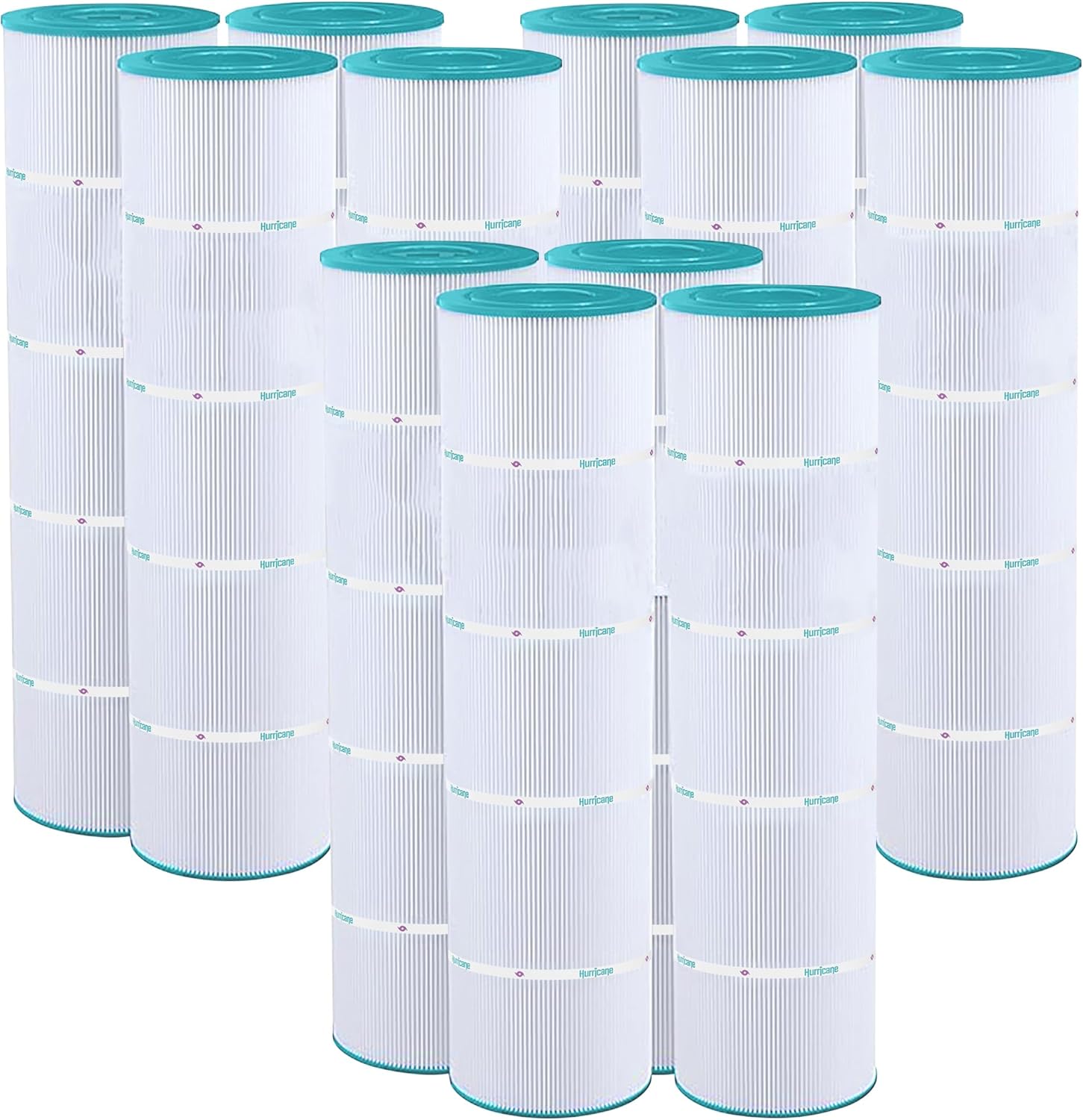 Hurricane Filters 12 Pack HF7471-04 Advanced Pool Filter Cartridge - Replacement for PCC105, Unicel C-7471, Filbur FC-1977, Pentair Clean & Clear Plus 420