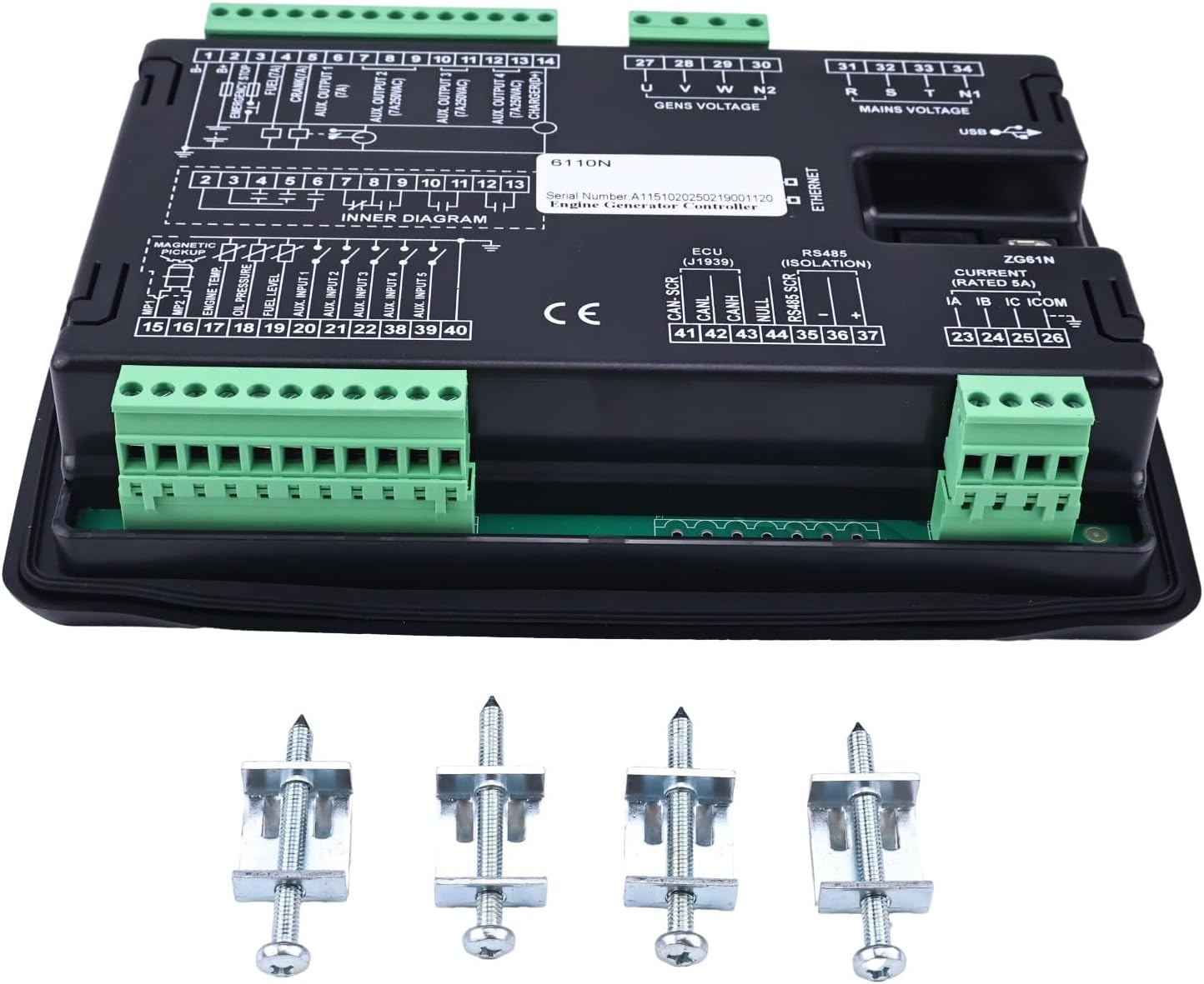 HOLDWELL Genset Controller Generator Controller HGM6110N Compatible with Generator