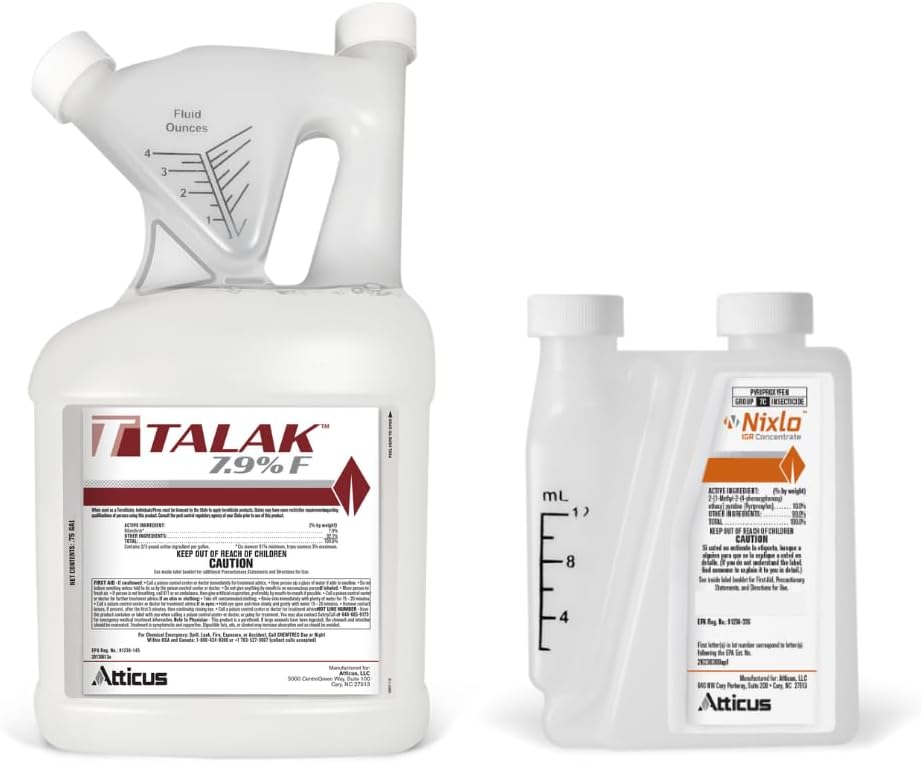 Atticus Talak 7.9% F Bifenthrin Insecticide Concentrate (96 oz) with Nixlo IGR Concentrate (140 ML)