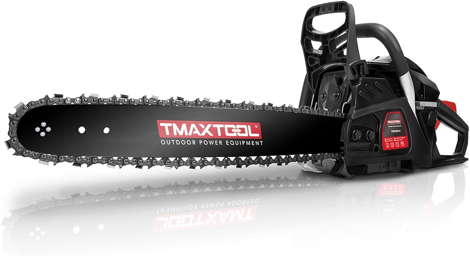 Gas Chainsaw, 62cc 3.5 HP, 2-Stroke Engine, Gas Powered Chainsaw, 20 Inch Chainsaws with Automatic Oiler, Chain Saw with High Performance for Wood Cutting and Tree Trimming, Black