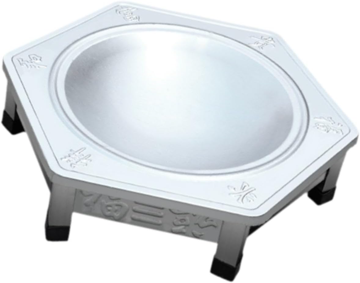 Fire Pit for Outside Stainless Steel Multipurpose Sturdy Compact Firewood Brazier for Garden Picnic Yard Backpacking Backyard, Hexagon Thick