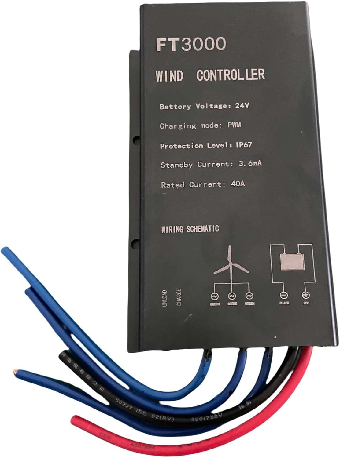 48v,12000W Wind Solar Hybrid System MPPT Charge Controller, for All Wind Turbines Home Wind System 12V 24V 48V Auto Regulate for Home Appliance