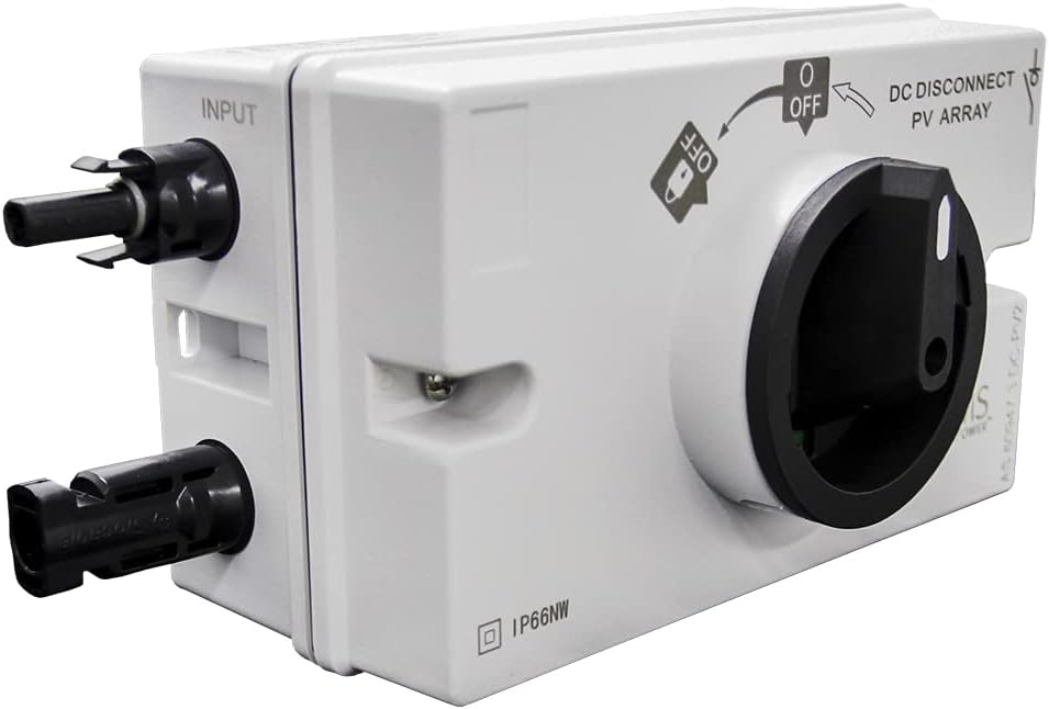 AIMS Power Solar PV DC Quick Disconnect Switch 1200V 32 Amp