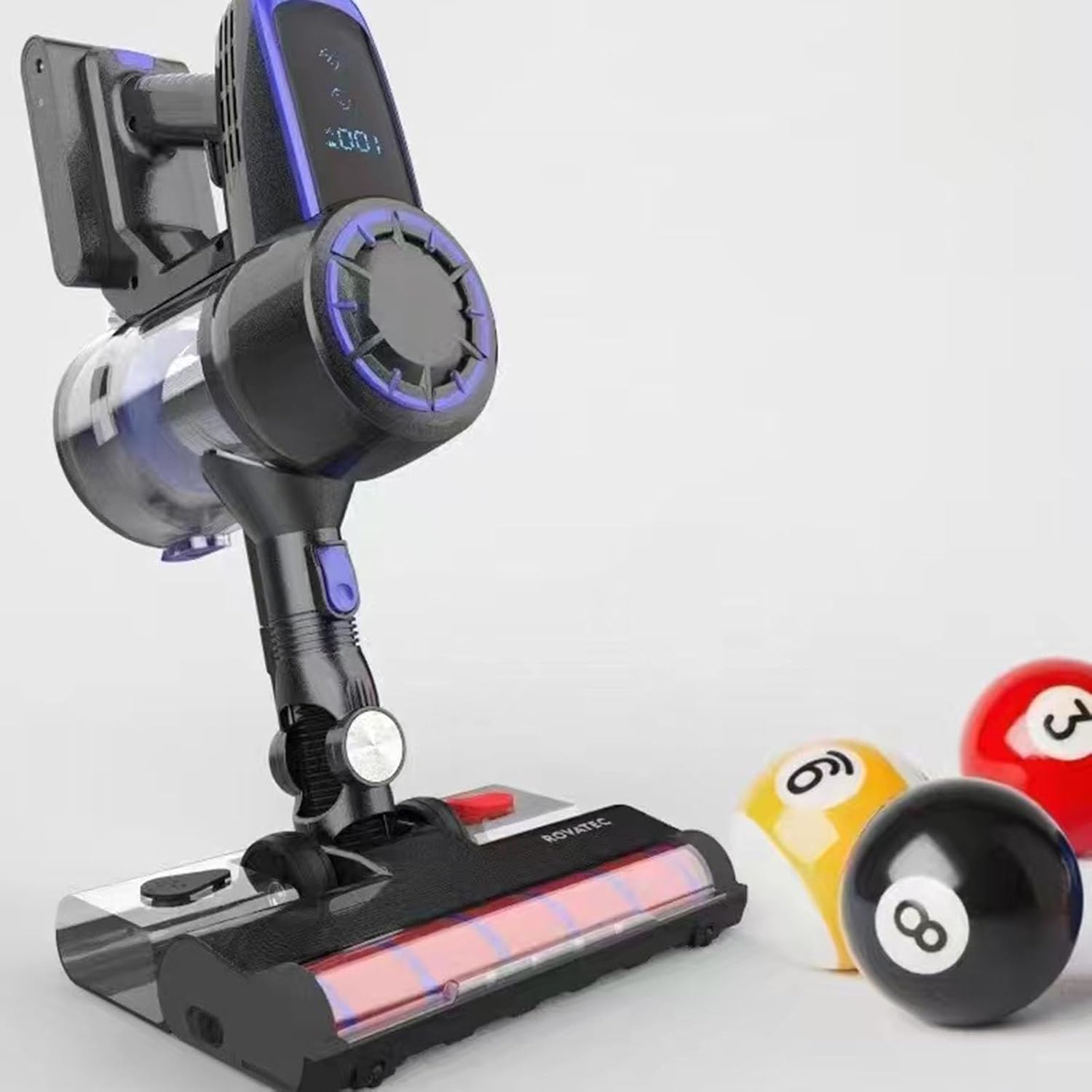 Professional Dust Cleaner for Pool Table Cloth, 150W Dual Motor Vacuum with 12000Pa Suction, 2-Mode Operation, Quiet & Cordless (White, 2.8kg)