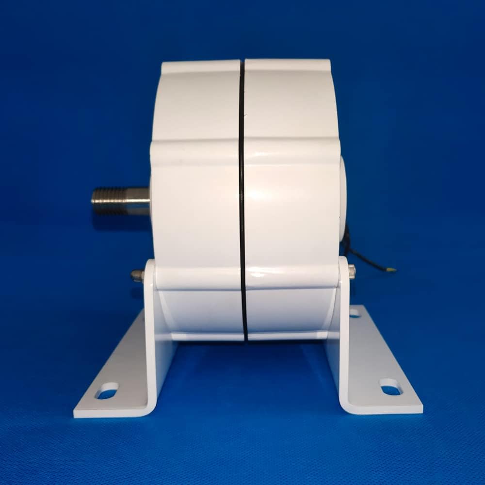 Wind Turbine, Low Speed 600W 12V 24V 48V 3 Phase Gearless Permanent Magnet Generator AC Alternators Use for Wind Water Turbine(with Base,48V_1000W)