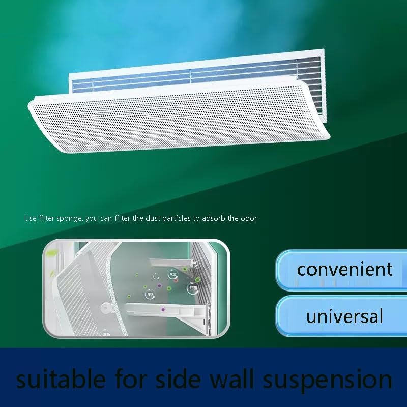 Easy to Install, Angle Adjustable Central Air Conditioning Wind Shield, Suitable for Most Air Conditioners, Anti Direct Blowing