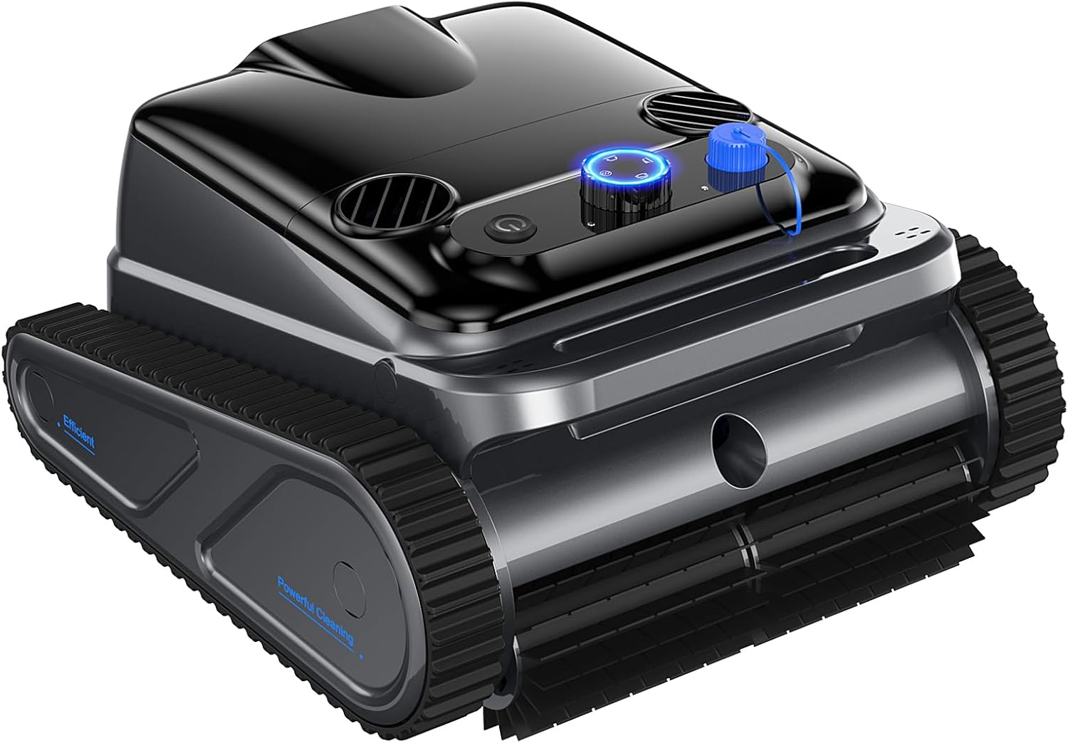 Y50 Cordless Robotic Pool Vacuum – Powerful Suction, Wall Climbing Pool Cleaner, Pool Floors, Drain & Walls & Waterline, Cleaning Up to 2000 Sq.ft, 5 Hours Battery Life, Auto Parking, Edge Retrieval