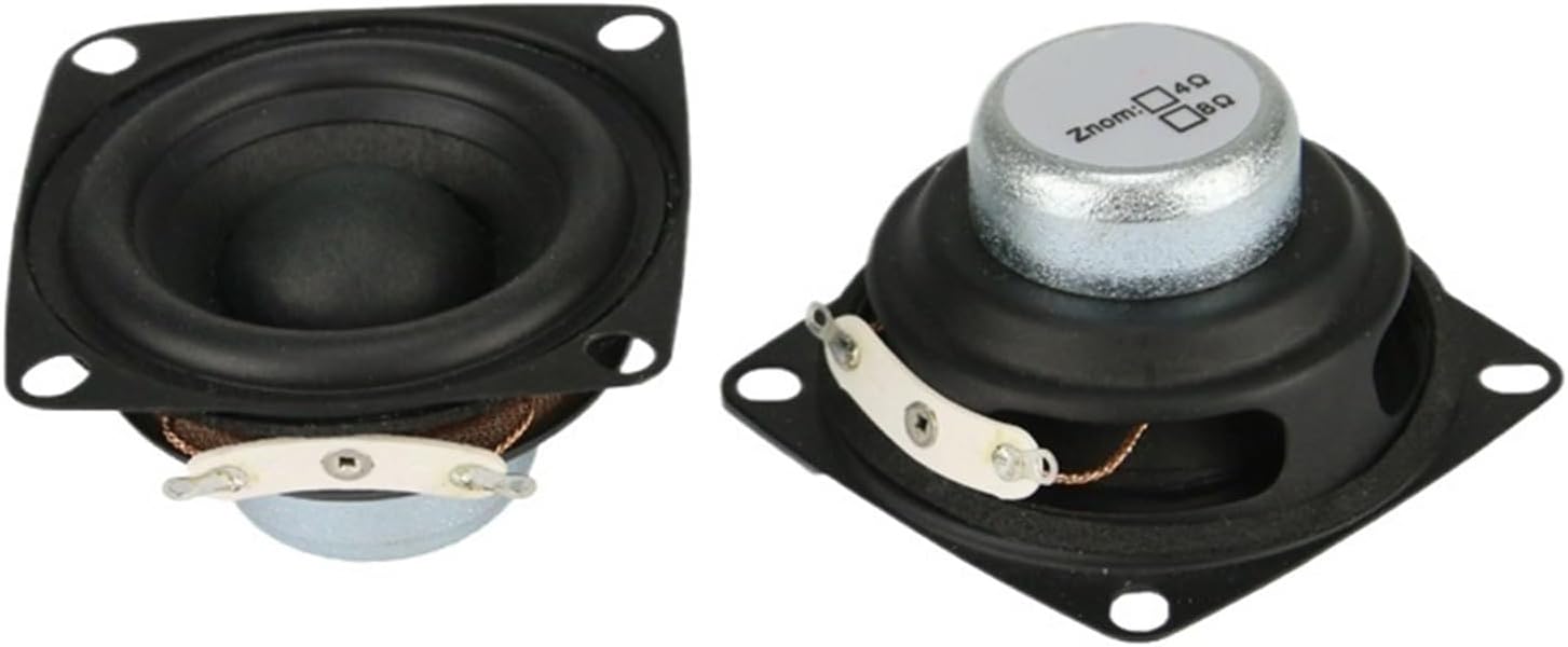 2PC 2 inch 4OHM 12W Full Range Speakers Magnetic NdFeB High-Power Alto Treble Vocal Sound Desktop PC Speaker DIY 4ohms