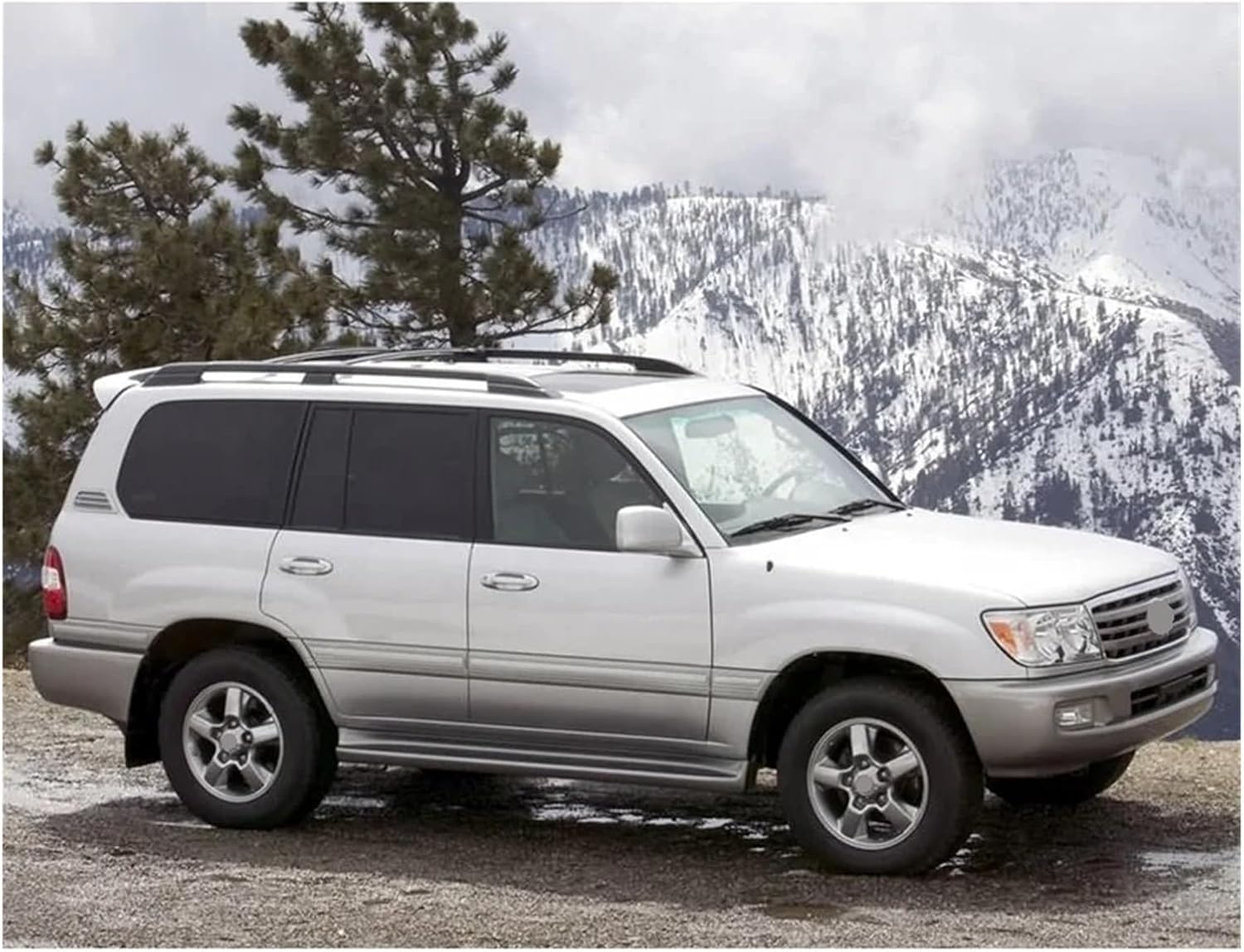 Roof Rack Compatible for Land Cruiser Prado LC 100 1998-2006 Cross Bars Luggage 4X4 Auto Parts Other Exterior Accessories