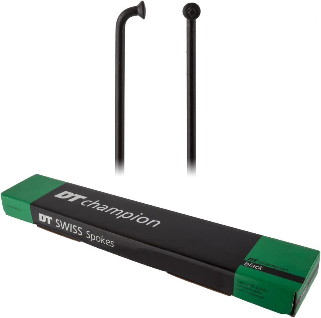 DT Swiss Champion Black Spokes 14g = 2mm Box 100, 264 mm