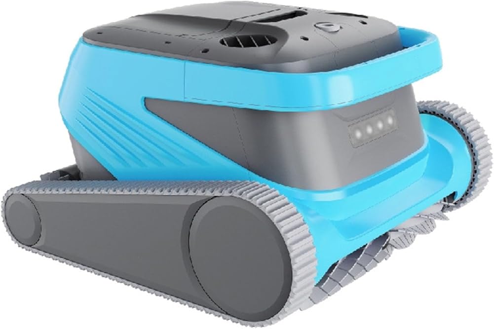 Robotic Pool Cleaner, Automatic Pool Vacuum Robotic with Control Box and APP Control, Wall Climbing Function, Smart Path Planning, for Pools up to 2691 Sq.ft