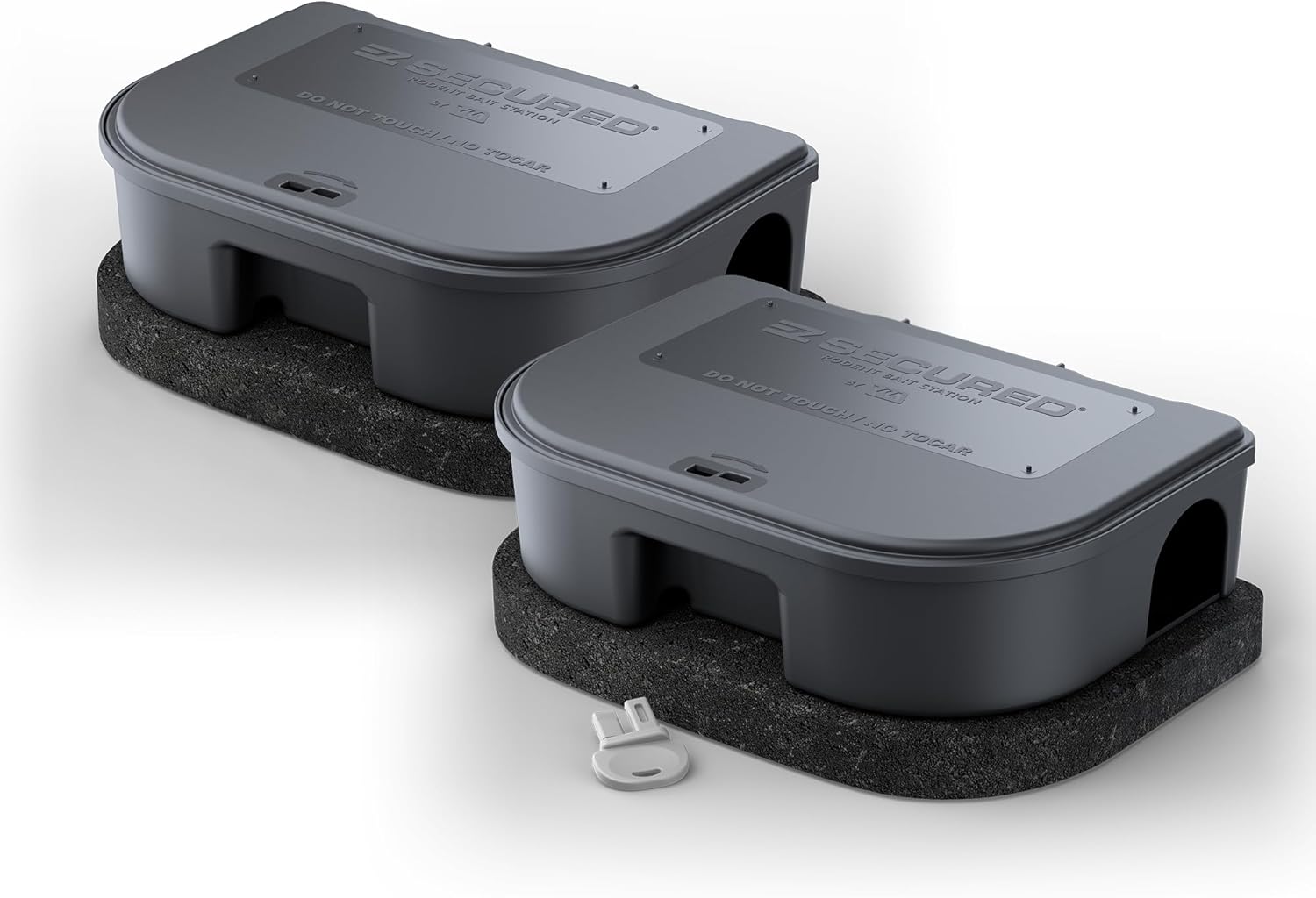 EZ Secured® Bait Station – Set of 2 | Heavy-Duty Rat Bait Stations for Advanced Rodent Control | Made in The USA by VM Products®