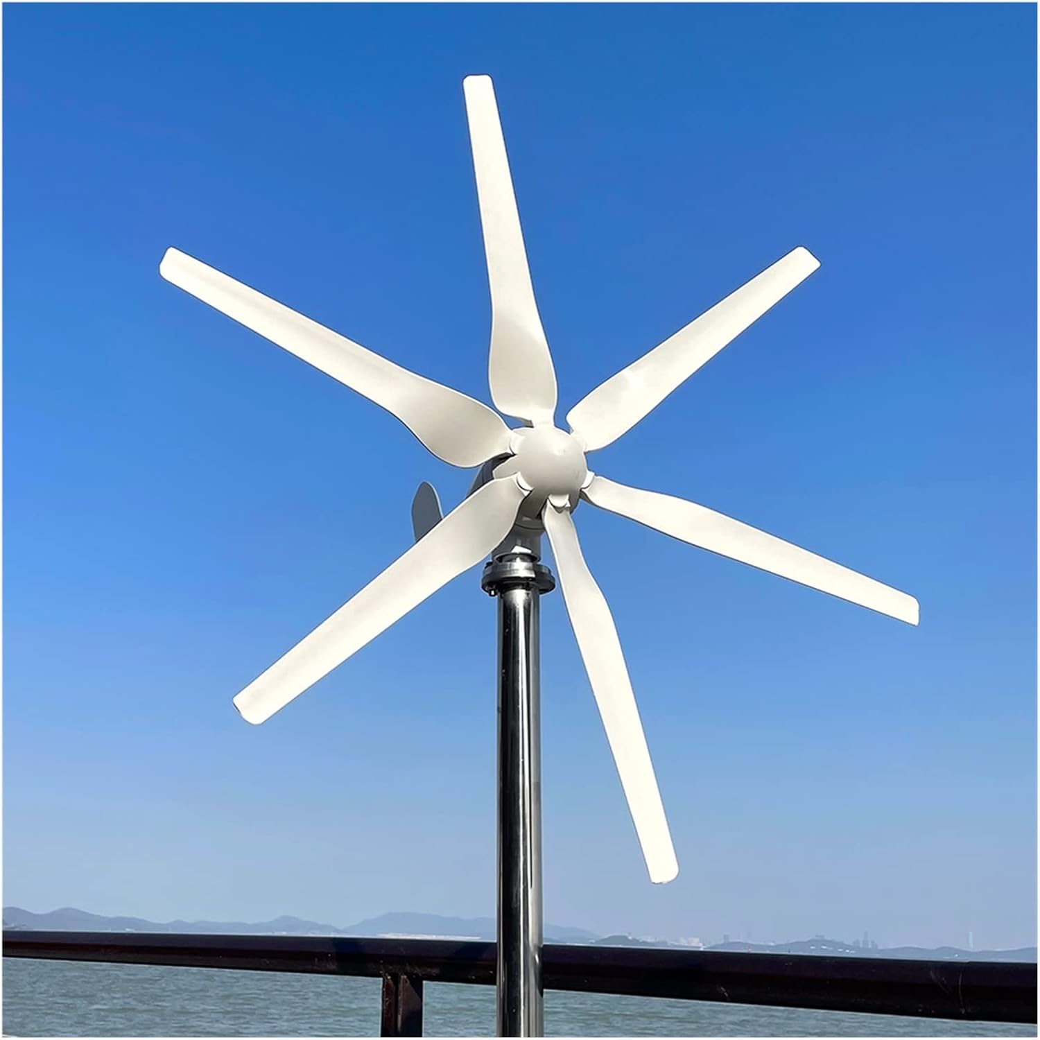 Wind Turbine Generator Kit, 1000w Wind Turbine Generator 12V 24V 48V DC 220v AC Home System Green Alternative Energy Solar Panels Home Energy Solutions for Hybrid Solar Wind System(MPPT Hybrid,48V)
