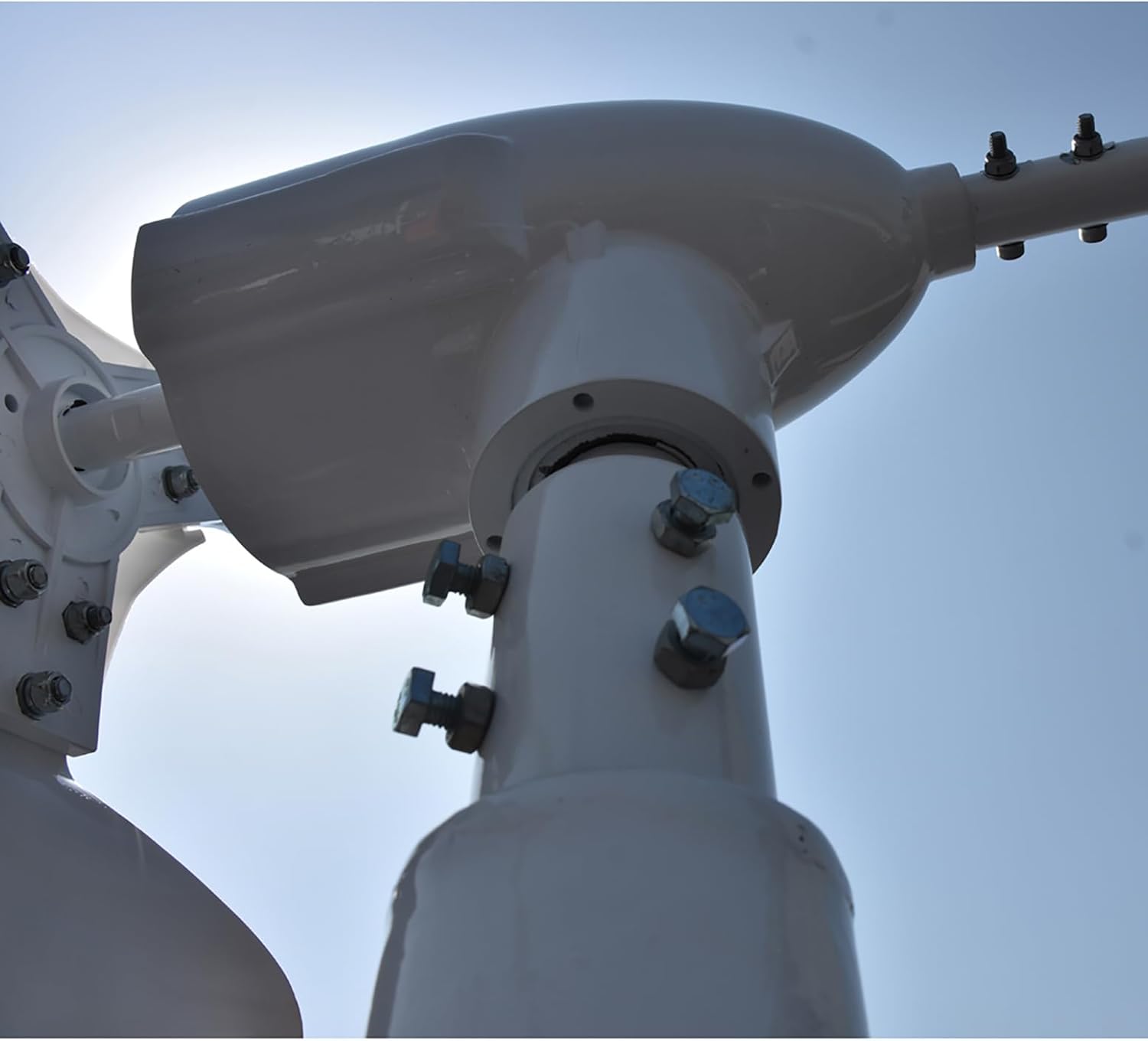 2200W / 3000W Home Wind Turbine Generator Kit 12V / 24V / 48V Permanent Magnet Wind Turbine Generator with Controller, 3 Blades Economy Windmill for Wind Solar Hybrid System,3000w,12V