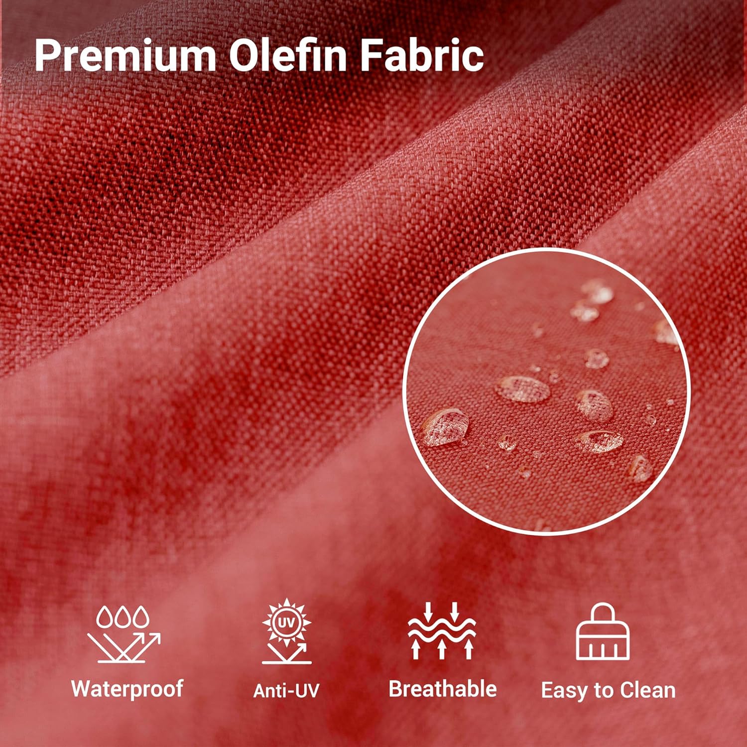 6 Pieces Patio Furniture Set with 44