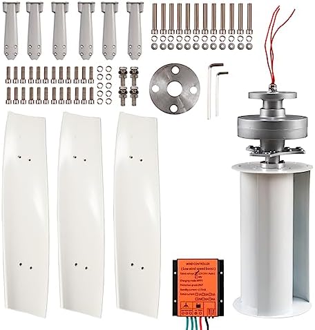 10000W Vertical Axis Wind Turbine Generator, Permanent Magnet Maglev Electric Power Generator 12V-220V, Efficient Controller for Renewable Energy Solutions