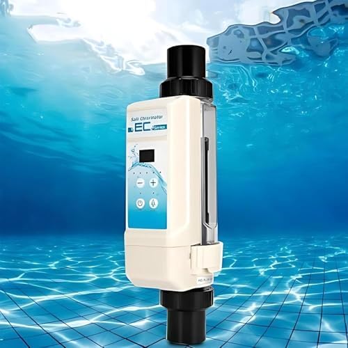 Automatic Saltwater Chlorinator for In-Ground Pools with LED Control Panel - 8g/H, 12g/H, 16g/H, 20g/H - Efficient Pool Chlorine Generator Cleaning