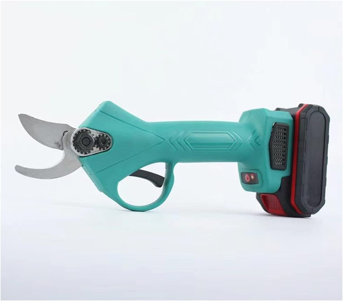 Gardening Supplies and Tools Cordless Electric Pruning Shears, DC 18v-21v Electric Secateurs Pruners, 2PCS 2Ah Rechargeable Lithium Battery, ?for Garden Tree Bonsai Pruni
