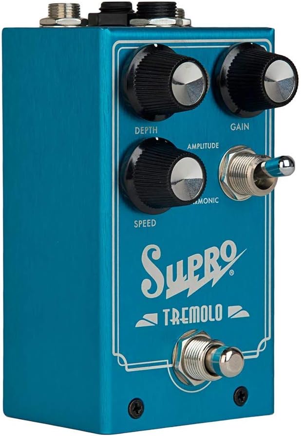 Supro Tremolo - Amplitude and Harmonic Tremolo Drive Pedal