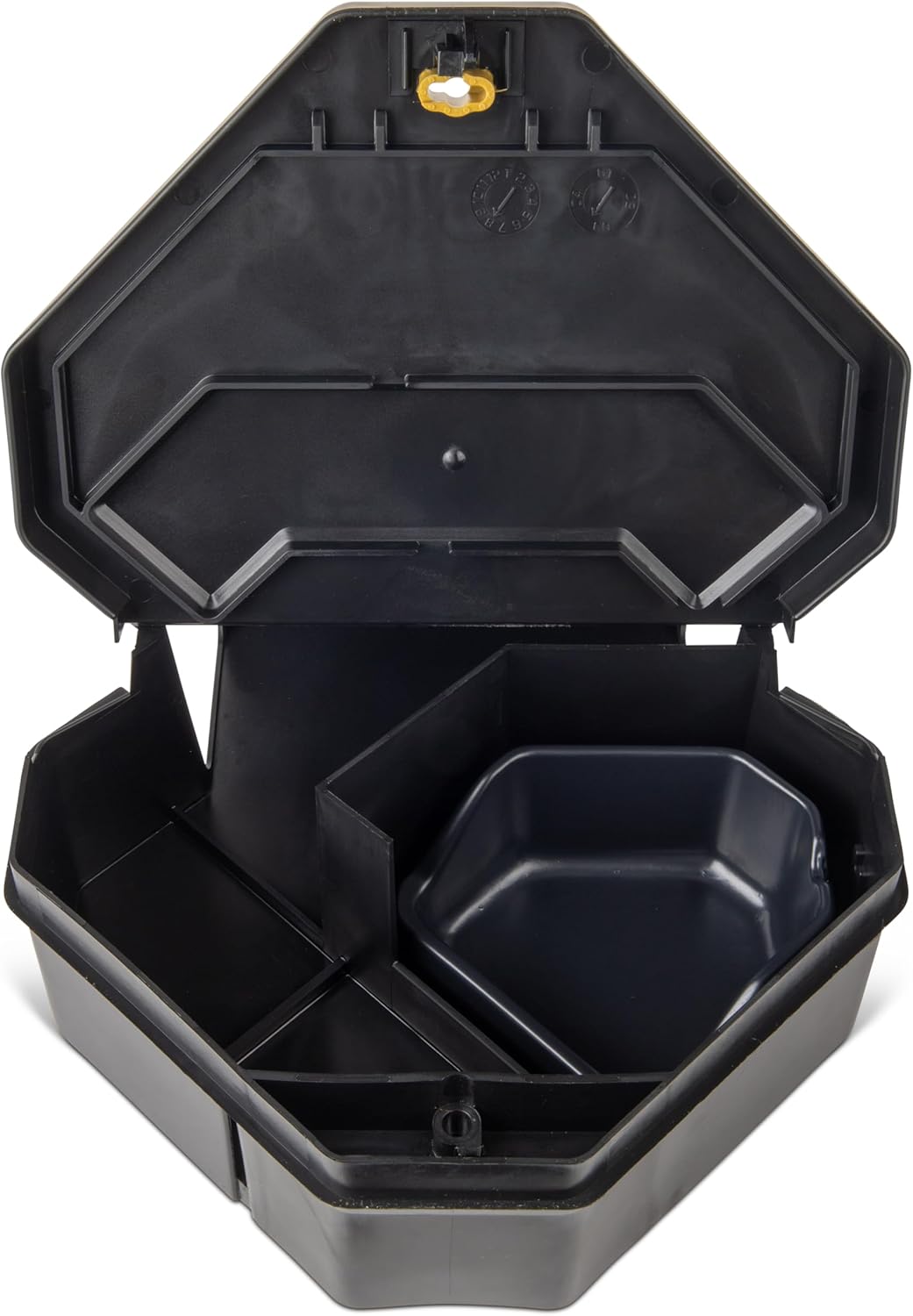 Gold Key Rat Depot Plastic Tamper-Resistant Rodent Bait Station – Large Rat Size Dual Entrances for Indoor & Outdoor Use